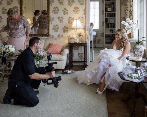 Shooting the brides shoes