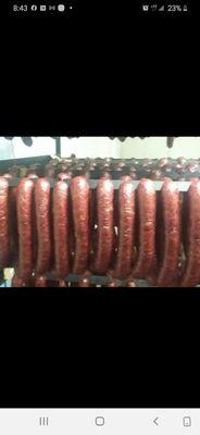 Our very own fresh smoked sausages!