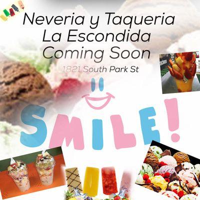 A Ice-cream place coming Soon On La Escondida Mexican Grill 1821 South Park St Madison, Wi 53713