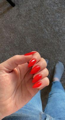 Acrylic fill with gel polish (June 2021)