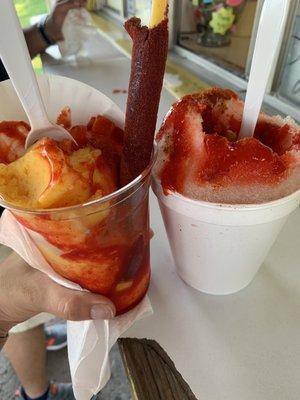 Mangonada & diablito con Chamoy