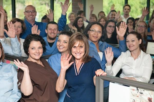 Some of the staff from Classic SleepCare's head office in Southern California