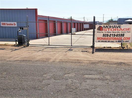 Secure Storage in Kingman AZ Golden Valley near Bullhead City AZ Laughlin NV Needles CA Mohave Lake Havasu Topock