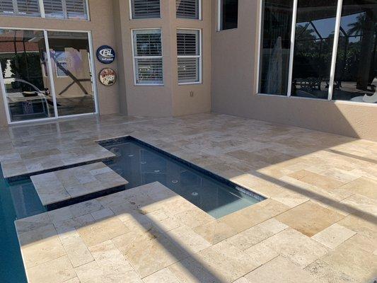 Back patio sealant