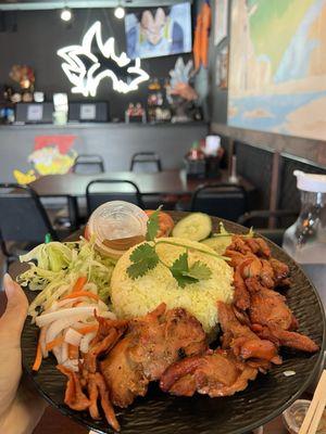 Grilled Chicken Rice Plate