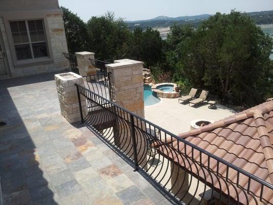 Beer Belly Rails For a Home On Lake Travis in Austin TX! Handrails, Guardrails, Fencing and Staircases are our specialty.