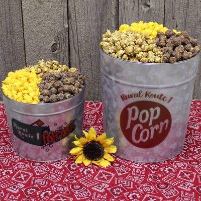 Popcorn Tins in all sizes and flavors!