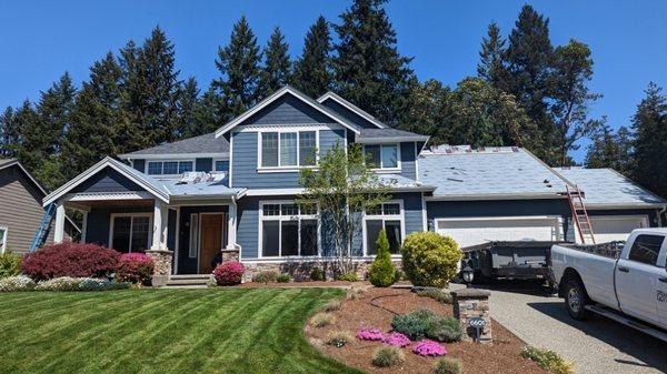 Gig Harbor roof replacement.