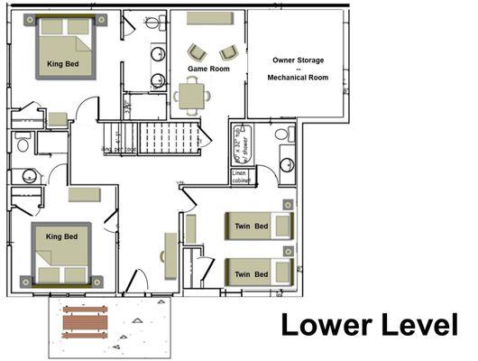 Lower Level Floor Plan