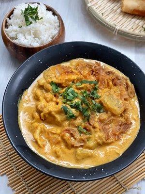 Yellow curry from Sukhothai Restaurant (IG:hangryforwhat)