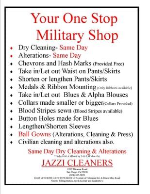 We are proud to provide our services to our MIlitary. Oorah