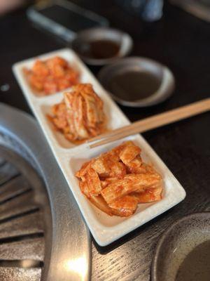 Assorted kimchi