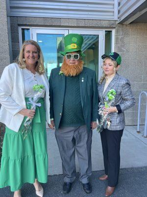 Happy St Patrick's Day from Nikki, Jax and Barbara