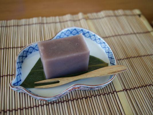 Red bean dessert that Kyoko prepared for us!