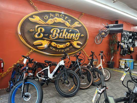 E bikes and batteries