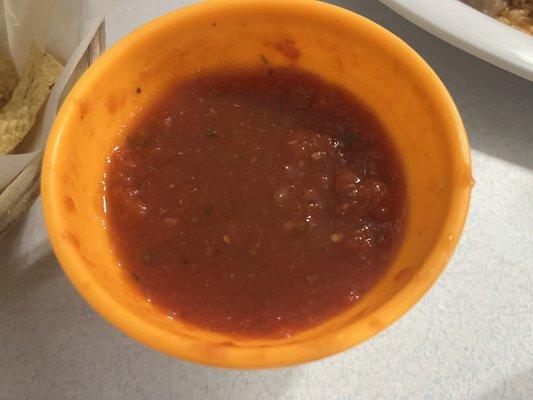 Salsa. Different but tasty