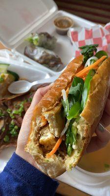 SW5. Lemongrass Tofu Sandwich (Banh Mi Tau Hu)