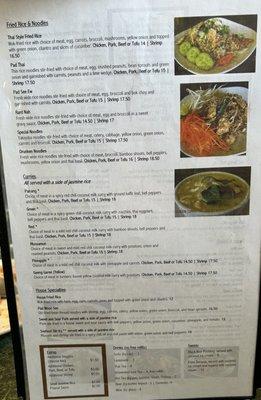 Menu side 2