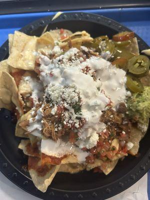 Carnitas nachos