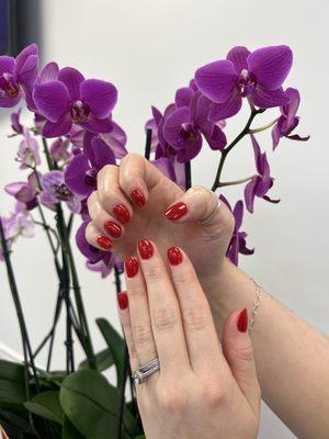 Gel Mani...Big Apple Red