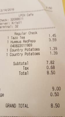 Prices have either gone up with breakfast or just be careful and always ask for the reciept to see if theyre overcharging you.