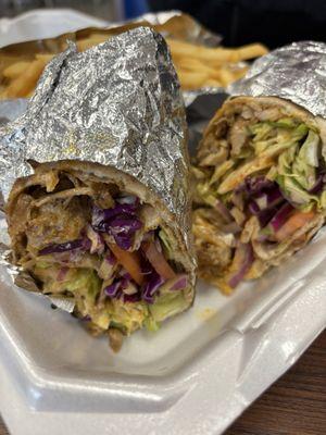 Chicken doner wrap- huge