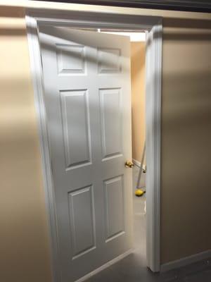 New Door Installation In Office Building In Flushing Queens