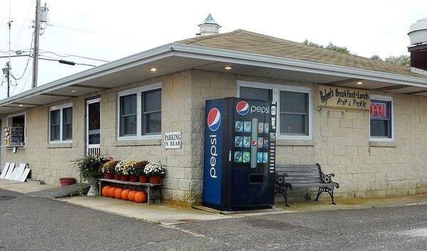 Entrance to restaurant