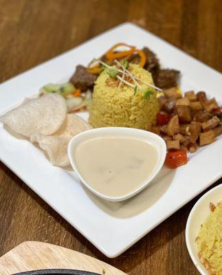 Beef Rendang Rice Plate