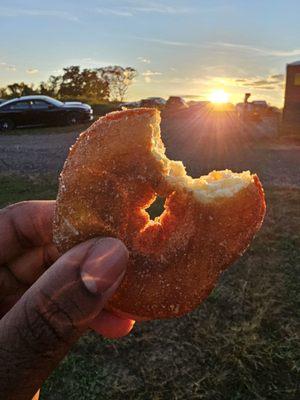 Most moist and delicious apple cider doughnuts ever