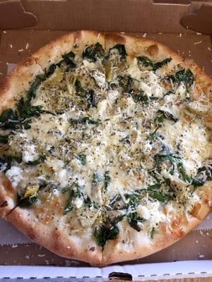 Medium spinach, artichoke and ricotta. Creamy, garlicky deliciousness.