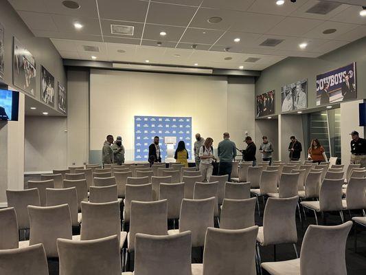 Conference room for press