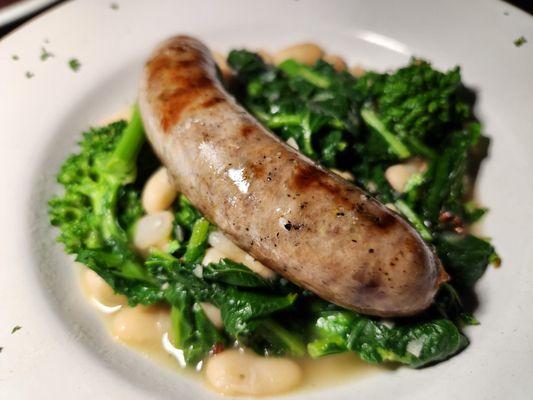 Sausage with Cannellini Beans and Broccoli Rabe