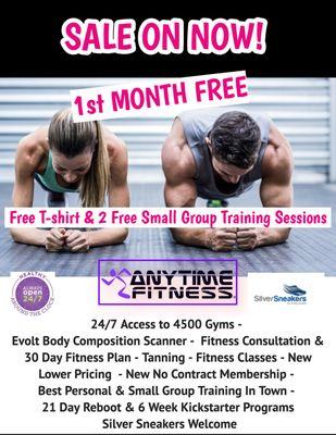 A Great Gym For Great People Like You! Join While This Great Sale Is Going On Now! ANYTIME FITNESS PALMETTO!