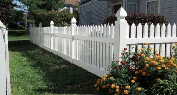 Vinyl fence