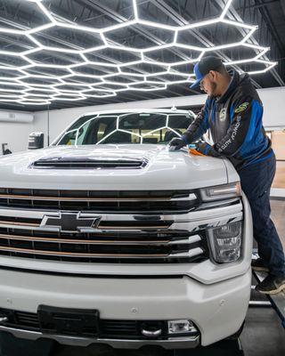 Chevy Silverado 2500HD - Full Front PPF and Ceramic Coating