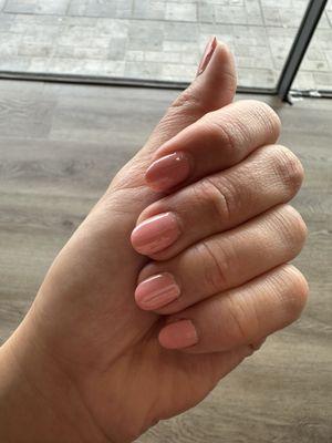 Gel nails and Spa Manicure