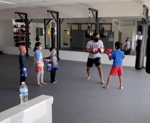 Private training kids session with the founder, Kash.