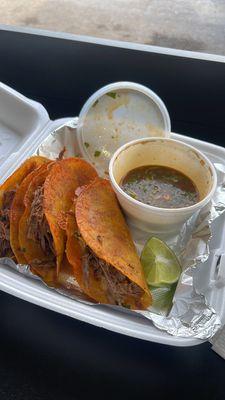 If you find a birria taco it have to be authentic mexican food , really delicious