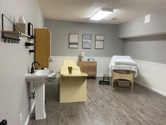 Our new location and therapy room