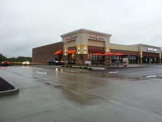 Opening Day and cars already in the Drive Thru.  Yelp!