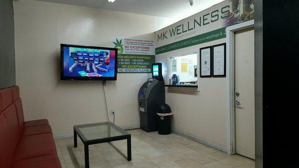 Medical Marijuana clinic waiting room