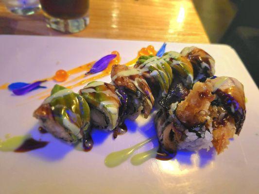 Angry dragon roll