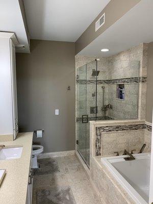 Master bathroom shower