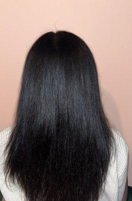 Hair after treatment