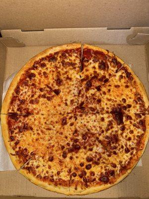 Classic cheese pizza