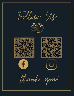 Follow us on social media, like our pages