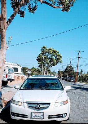 Brought this car to Whittier Auto Tire Center on 6/28/22