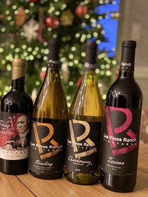 Featured wines from Los Pinos Ranch Vineyards.