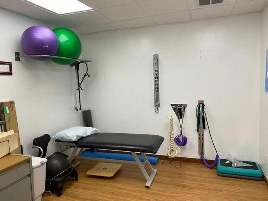 Physical Therapy Treatment Area ran by expert PT Miriam Belknap